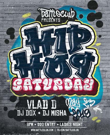 Hip Hop Flyer and Poster