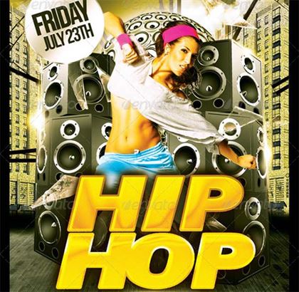 Hip Hop Nightclub Flyer Template