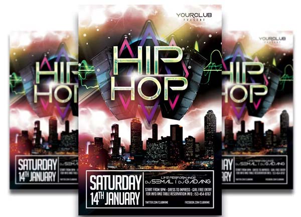 Hip-Hop Flyer Template