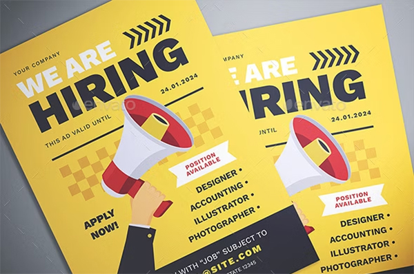 Hiring Flyer Design