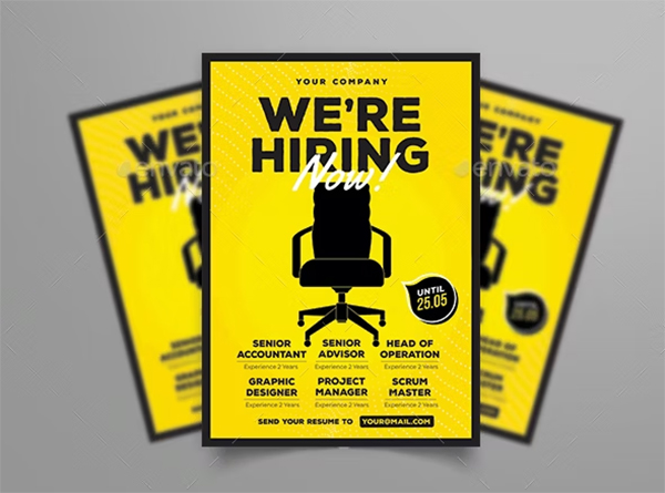 Hiring Flyer Template