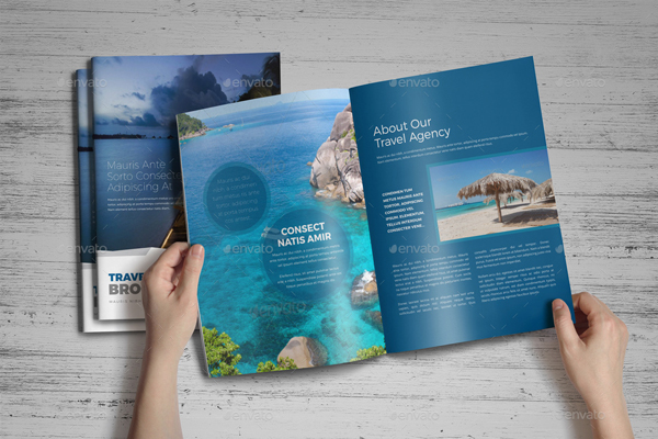 Holiday Travel Agency Brochure Catalog