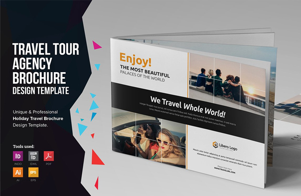 Holiday Travel Brochure Design Template