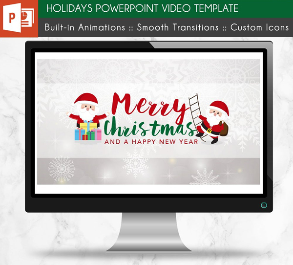 Holidays PowerPoint Video Template