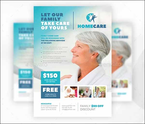 Home Health Care Flyer Templates