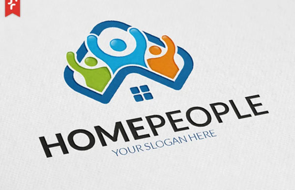 Home People Logo Template