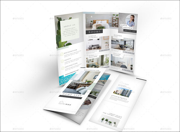 Home Stay Trifold Brochure
