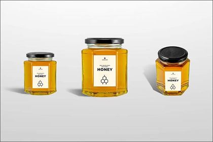 Honey PSD Jar Mockup