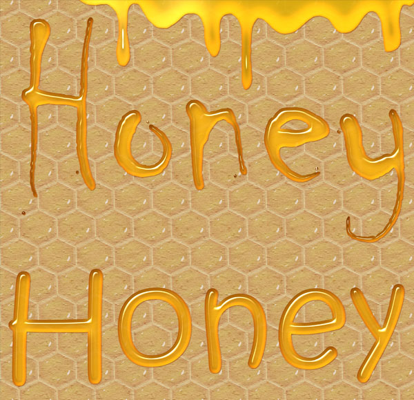 Honey Text Effect PS Styles