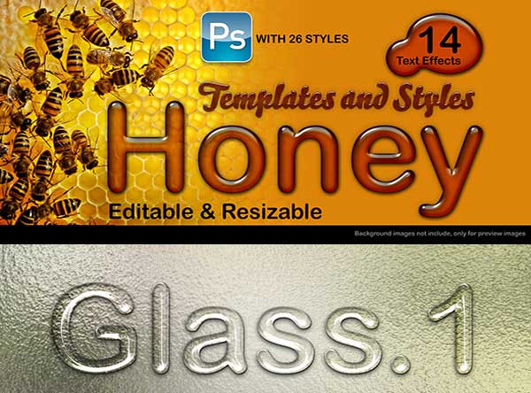 Honey Text Effect Templates and Styles