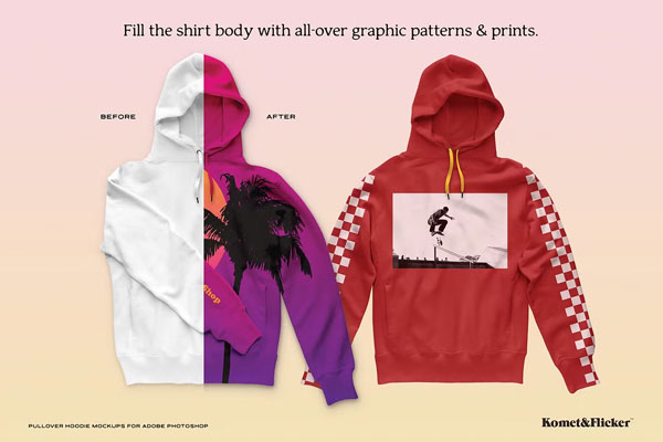 Hoodie Mockups for Photoshop