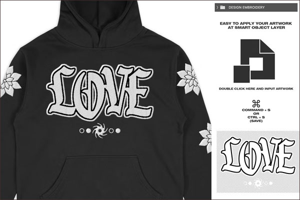 Hoodie Realistic Mockup