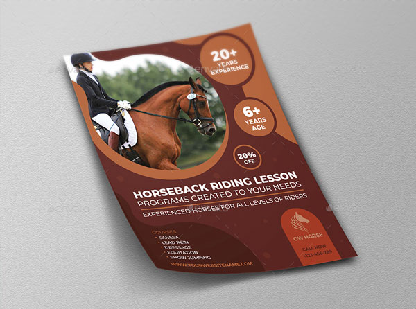 Horse Riding Staff Training Flyer