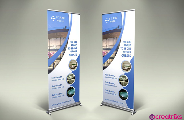 Hotel Advertising Roll Up Banner