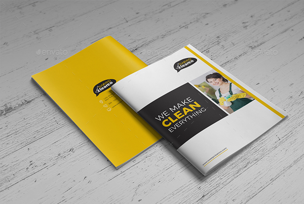 House Cleaning Brochure Templates