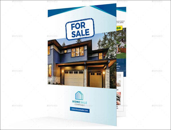 House Rental Bifold / Halffold Brochure Templates