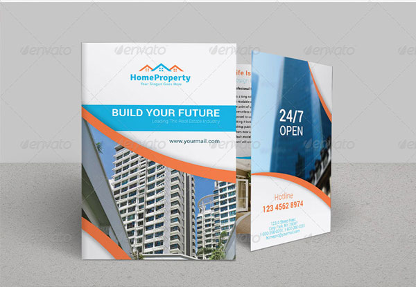 House Rental Bifold Brochure Template