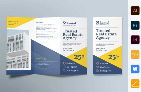 House Rental Brochure Trifold