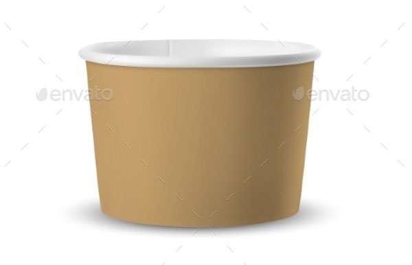 Ice Cream Cone Mockup PSD Free Download