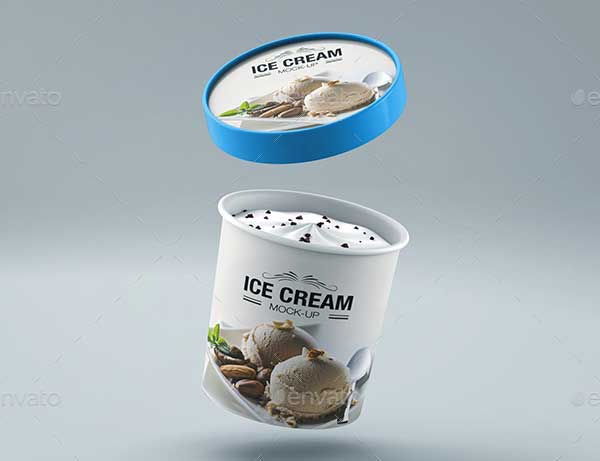 Ice Cream Cup Mock-up