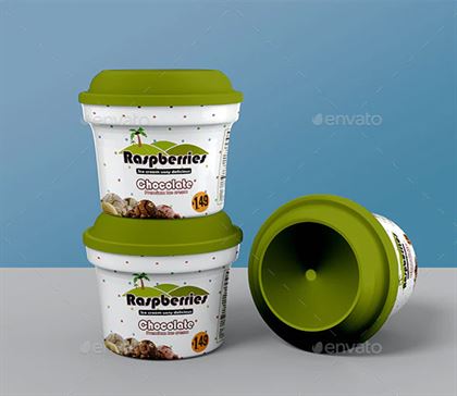 Ice Cream Cup Mockup Download