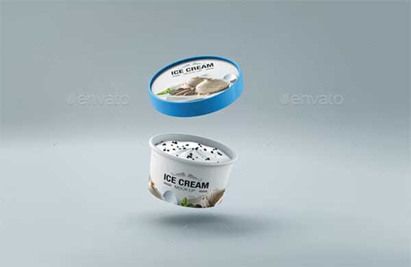 Ice Cream Cup Sample Mock-up