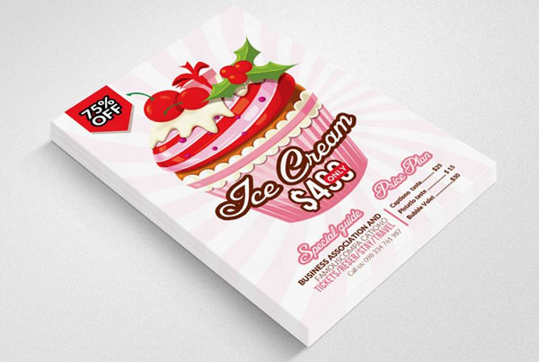 Download Ice Cream Menu Flyer Template