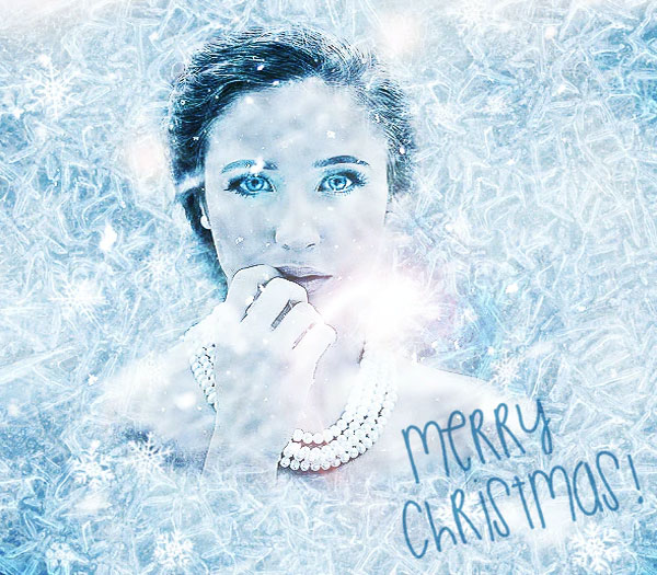 Ice Frozen Photo Effect Photoshop Action