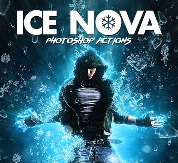 Ice Nova Style Photoshop Action