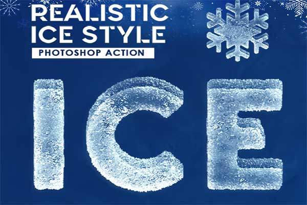 Ice Style Photoshop Actions