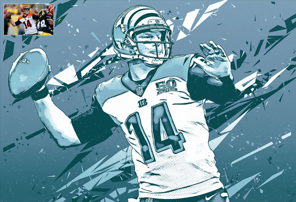 Illustrator - Vector Art Photoshop Action