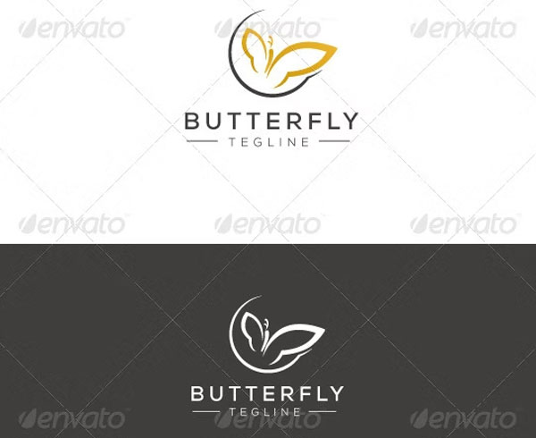 Illustrator Butterfly Logo Design