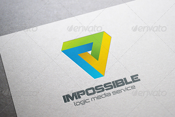 Impossible Triangle Logo Template