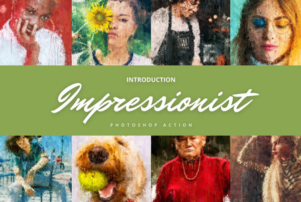 Impressionist Painting PSD Actions