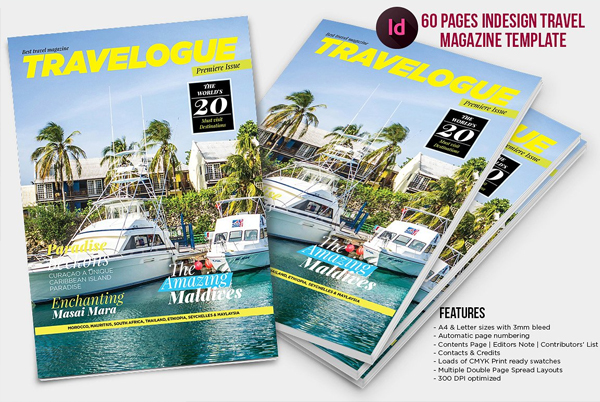 InDesign Travel Magazine Template