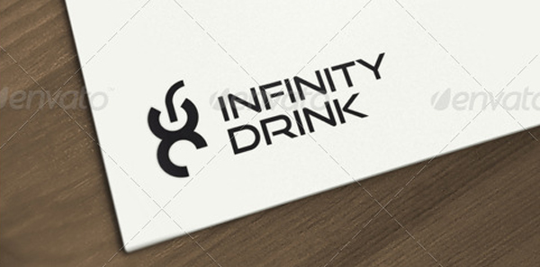 Infinity Drink Logo Template
