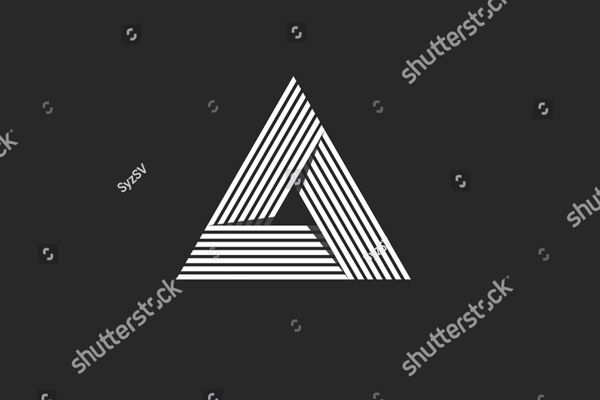 Infinity Triangle Logo Template