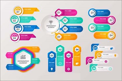 Infographic Element Collection Free Vector Template