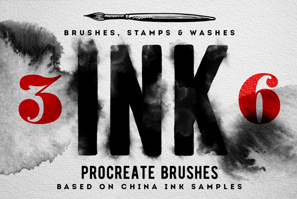 Ink Blending Photoshop Brushes