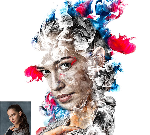 Ink in Water Photoshop Action Download