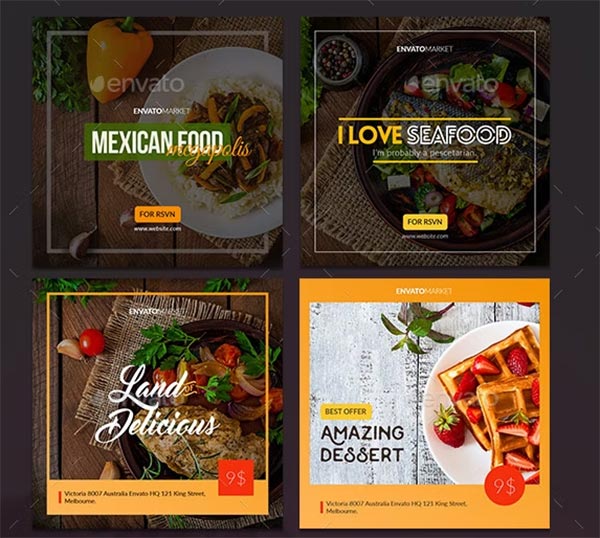 Instagram 56 Food Banners