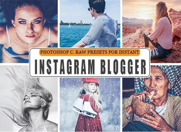 Instagram Blogger Photoshop Action