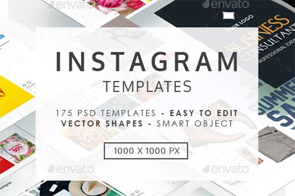 Instagram Sample Banner Pack Templates