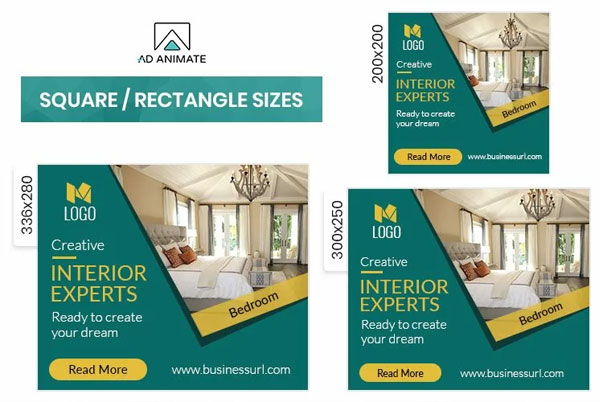 Interior Designer Banners Ad Template