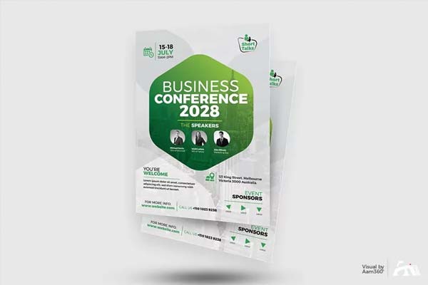 International Editable Conference Flyer Templates