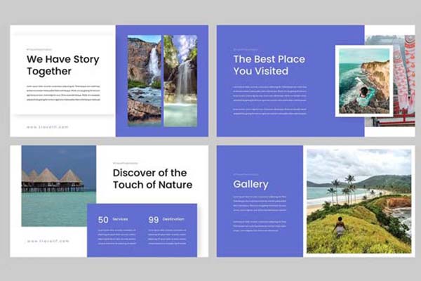 International Travel Agency Presentation PDF Template