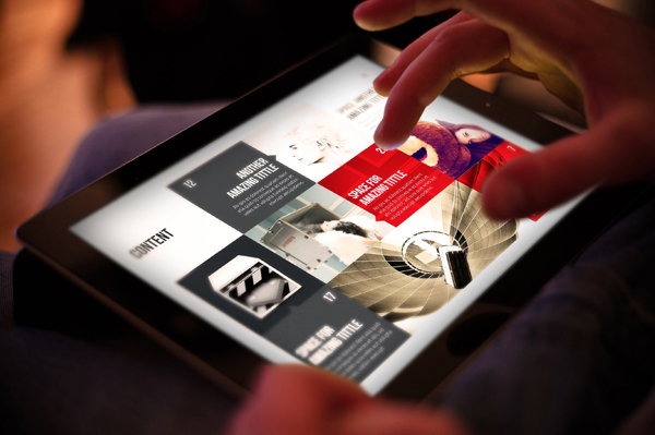 iPad Design Magazine Template
