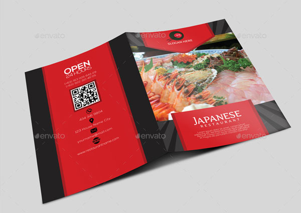Japanese Food Restaurant Brochure