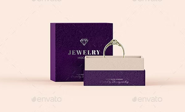 Jewelry Packaging Photoshop Mockup