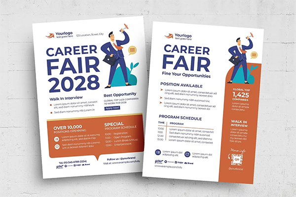 Job Fair Recruitment Flyer Template